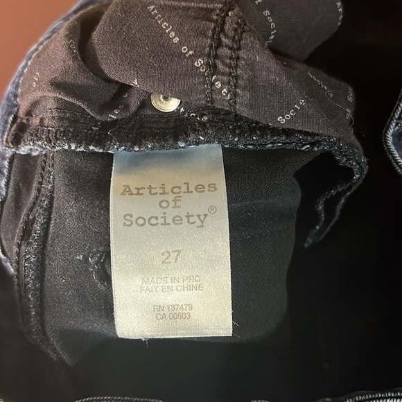 Articles of Society Dark Wash Jeans in Britney Mccloud Size 27 - Picture 7 of 9